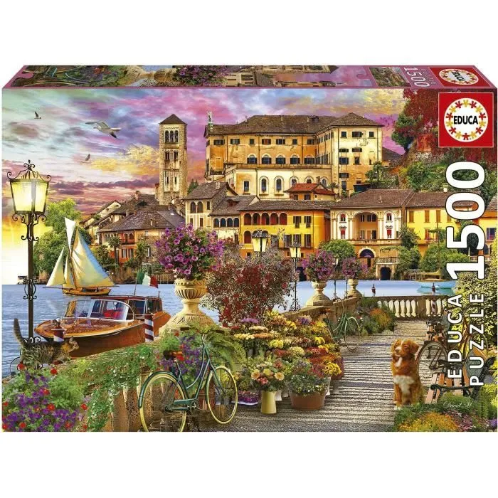 PROMENADE ITALIENNE - Puzzle de 1500 pièces-0