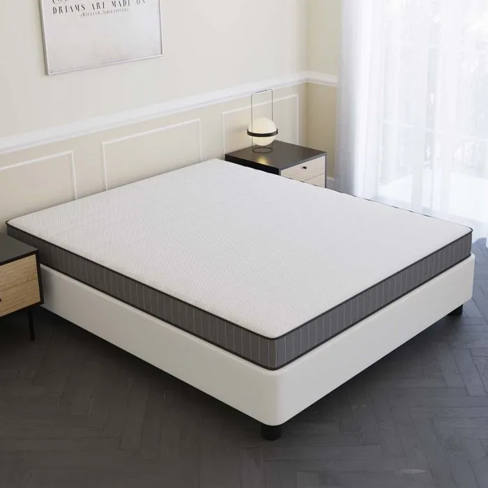 ULYSSE - Matelas en mousse 140 x 190 cm épaisseur 15 cm-1