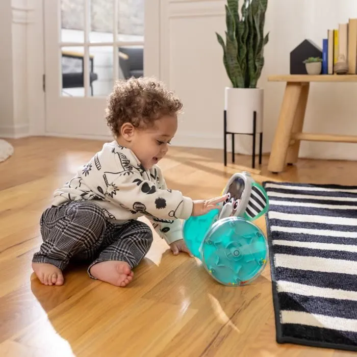 BABY EINSTEIN EARL l'éléphant Jouet d'éveil à roulettes interactif multilingue, développement de la motricité, apprentissage musique-1