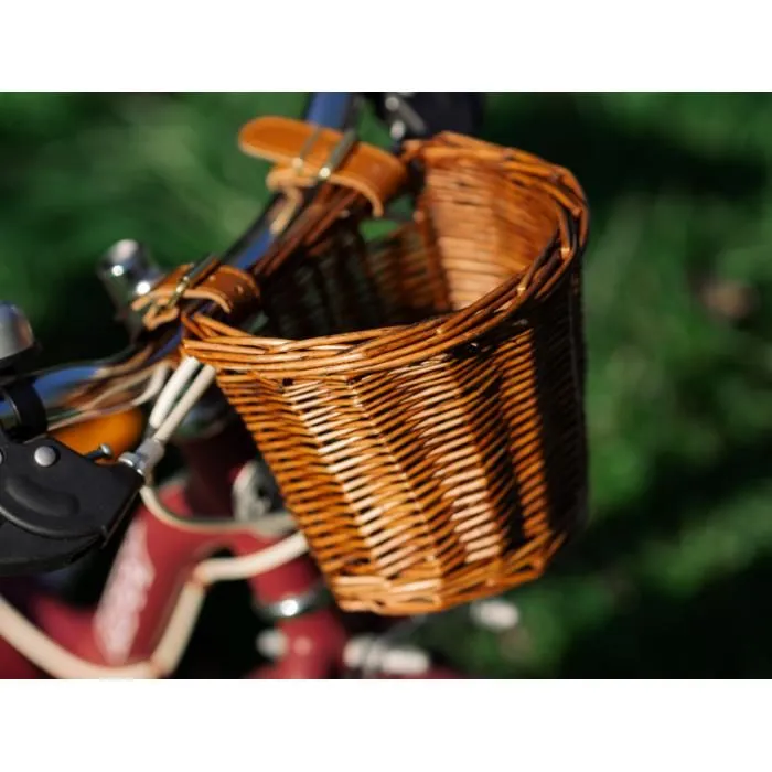 Vélo Enfant Fille - Huffy - Vintage 12 Pouces - Bordeaux - Panier - Sonnette-5