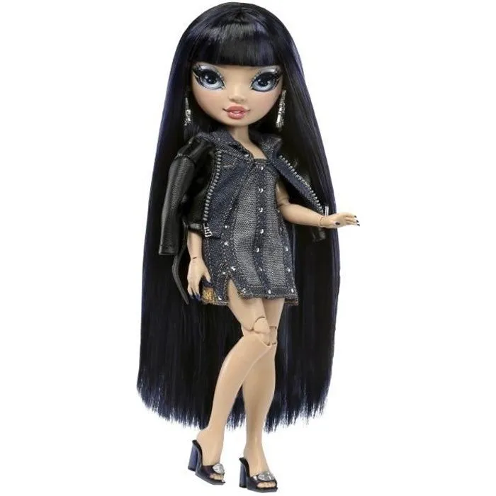Rainbow High S23 Fashion Doll - Poupée 27 cm Kim Nguyen (Marine) - 1 tenue, 1 paire de chaussures et des accessoires-0