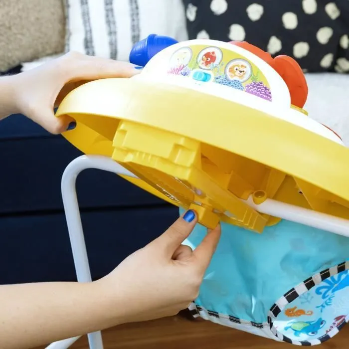 BABY EINSTEIN Trotteur sous-marin Ocean Explorers 3 en 1, Musique et Jouets interactifs, Hauteur Réglable, Pliage extra plat-3