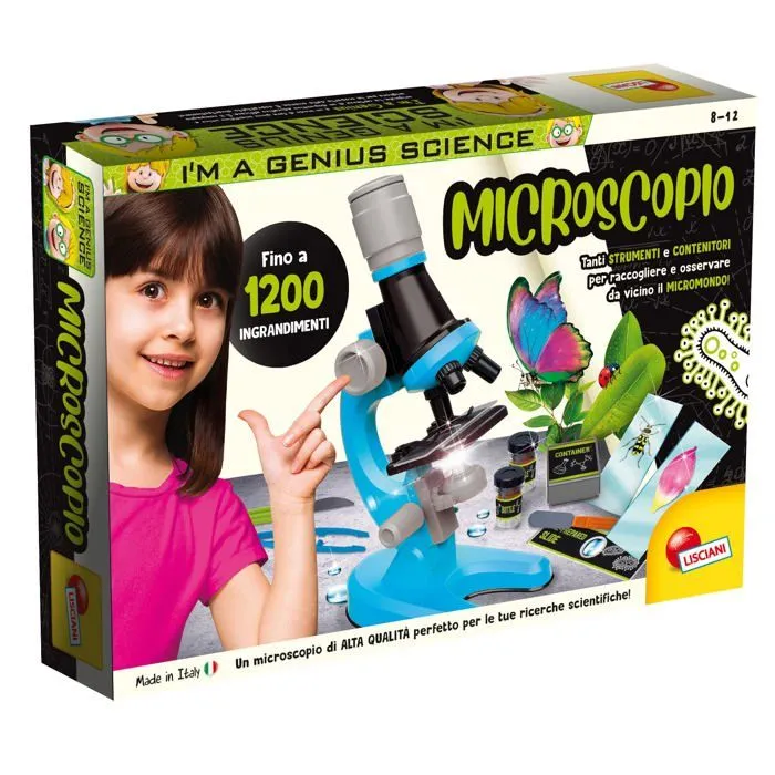 Microscope Lisciani - 97388 - Jeux - I'm a Genius Mon Microscope-0