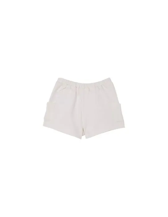 Coffret textile Gocco Falda Pantalon Felpa, Jupe-Short Bebe Fille, Blanco ROTO,-1
