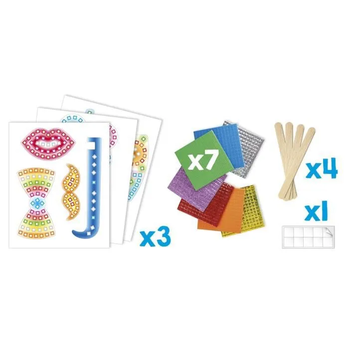 MAPED CREATIV - Mini Box - Stickers Mosaique Photobooth à construire pour enfant de 4 ans et plus-2