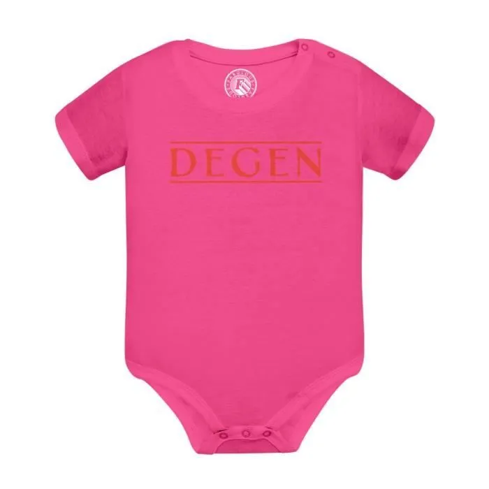 Body Bébé Manche Courte Rose Degen Humour Blague Culture Meme-0