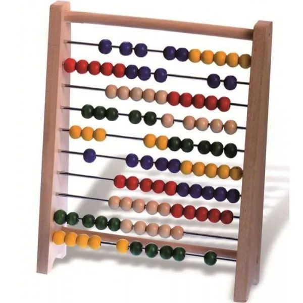 Boulier compteur en bois - Egmont Toys - A partir de 3 ans - Marron - Mixte-0