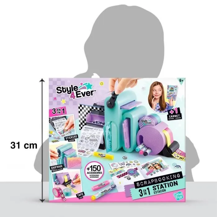 Canal Toys Studio de Scrapbooking 3 en 1 Style 4 Ever - Personnalise Carnets et Déco-2