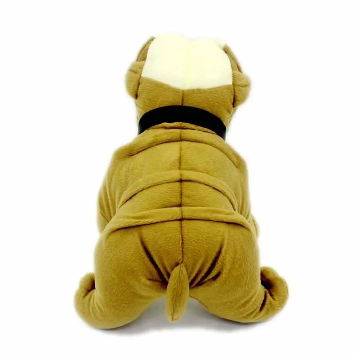 Peluche Vachichi Bouledogue Anglais en Peluche realiste-2