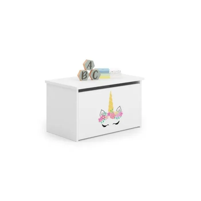 Coffre à jouets Diane licorne-0