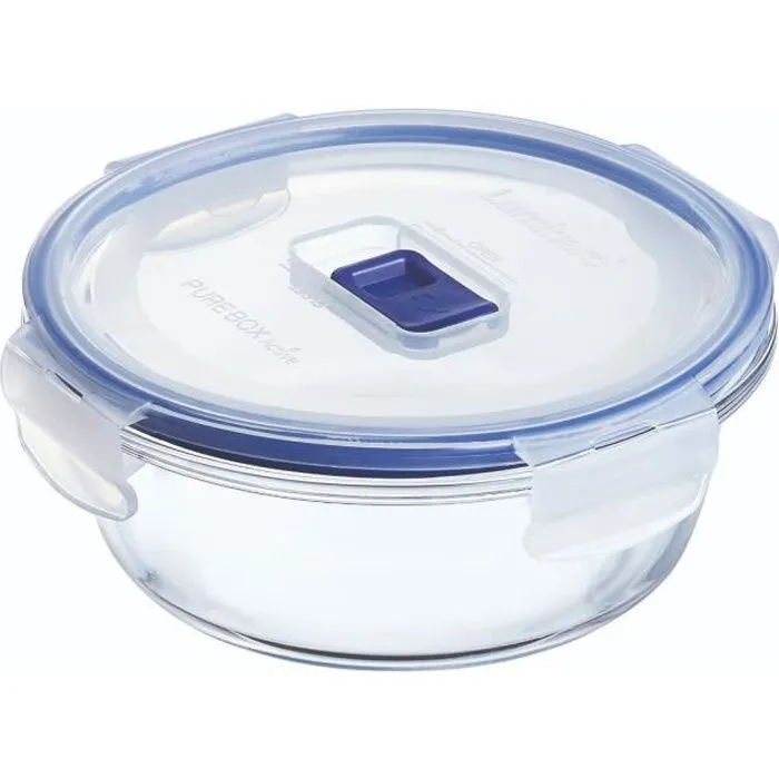 Boite ronde 67cl Pure Box Active - Luminarc - verre trempé extra résistant et hermétique-0