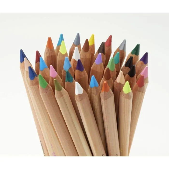 Crayon de couleur - craie grasse Lyra Super Ferby Nature - Pot 36 crayons de couleur-3