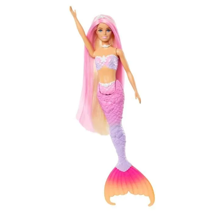 Barbie-Sirène « Malibu »-Poupée avec changement de couleur HRP97-2