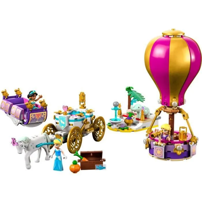LEGO® Disney Princesse 43216 Le Voyage Enchanté des Princesses, Jouet avec Cheval, et Figurines-1
