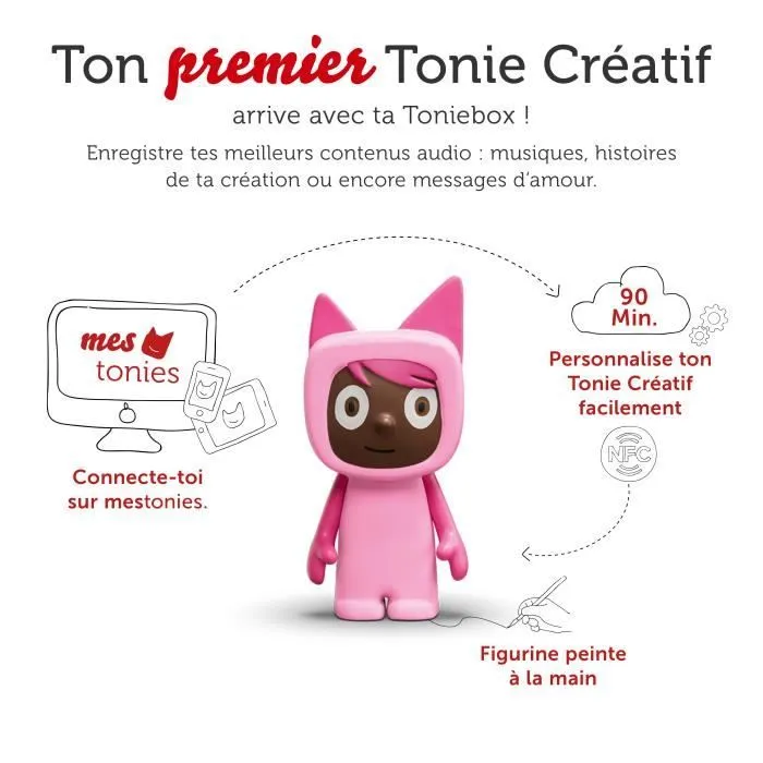 tonies® - Mon Premier Coffret Toniebox - Rose - Conteuse d'histoires-2