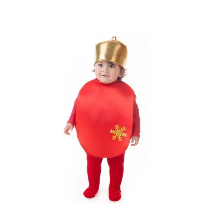 Llopis Costume de boule de Noël rouge pour bébé (1-2 ans)-0