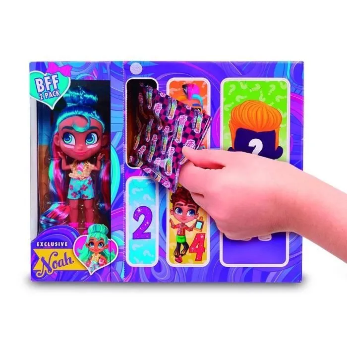 Hairdorables Hairdudeables BFF Poupées Homme et Femme-1