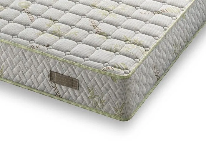 Matelas 120x190 x 21 cm + Alèse + Oreiller Visco - Très Ferme - Tissu Bambou - Aertech+ 35 Kg-m3 HR Dernière Génération - 5 Zones d-1