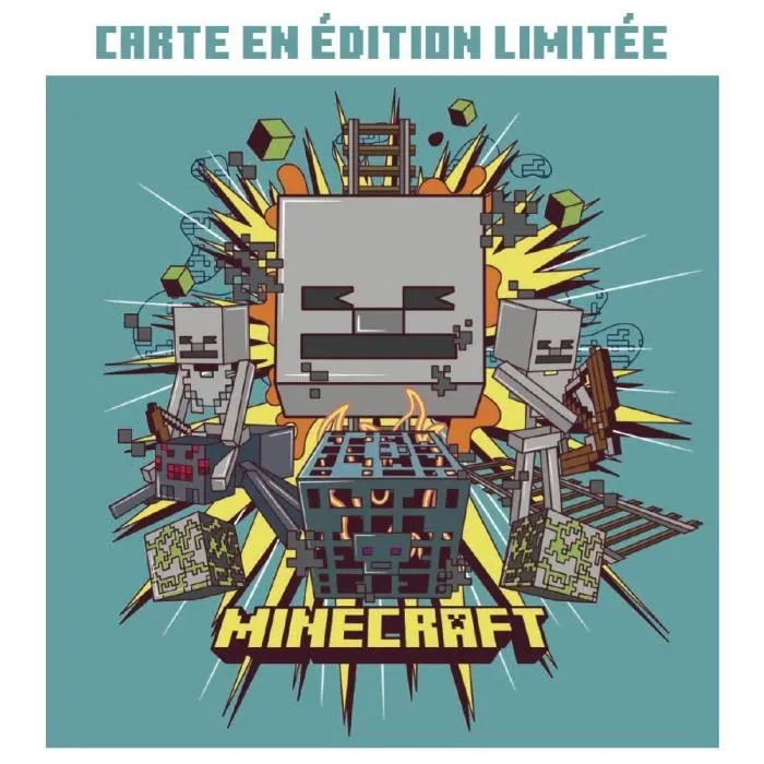 PANINI - Minecraft - Boite de 50 pochettes de stickers et cartes-3