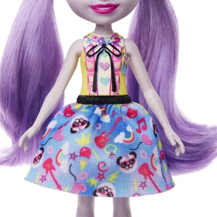 Enchantimals - Bêtes Citadines - Poupée Violetta Panda et figurine - Mini Poupée - ENCHANTIMALS - HNT58 - POUPEE ENCHANTIMALS-3
