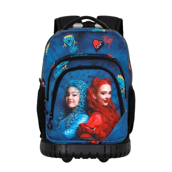 Sac à dos à Roulettes GTS FAN - Disney Descendants Wickedly - Multicolore - Taille Unique-1