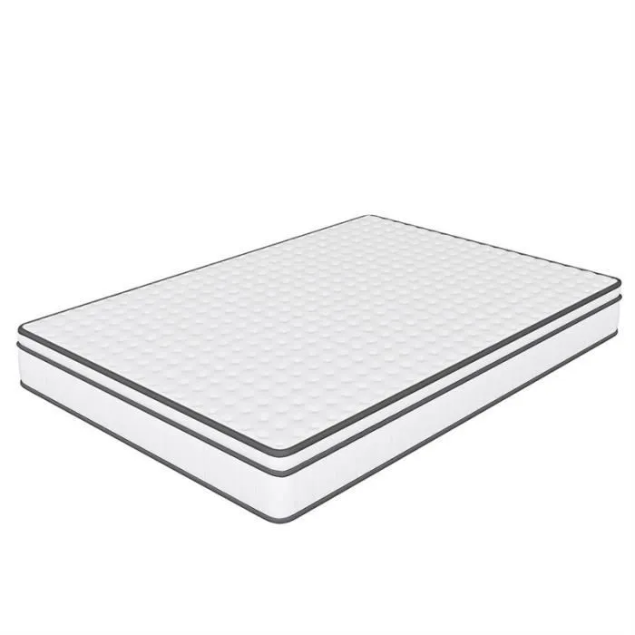 Matelas à ressorts ensachés - DREAMMESPACE - 90x190 cm epaisseur 25 cm - Hypoallergénique - Confort optimal - 1 place-0