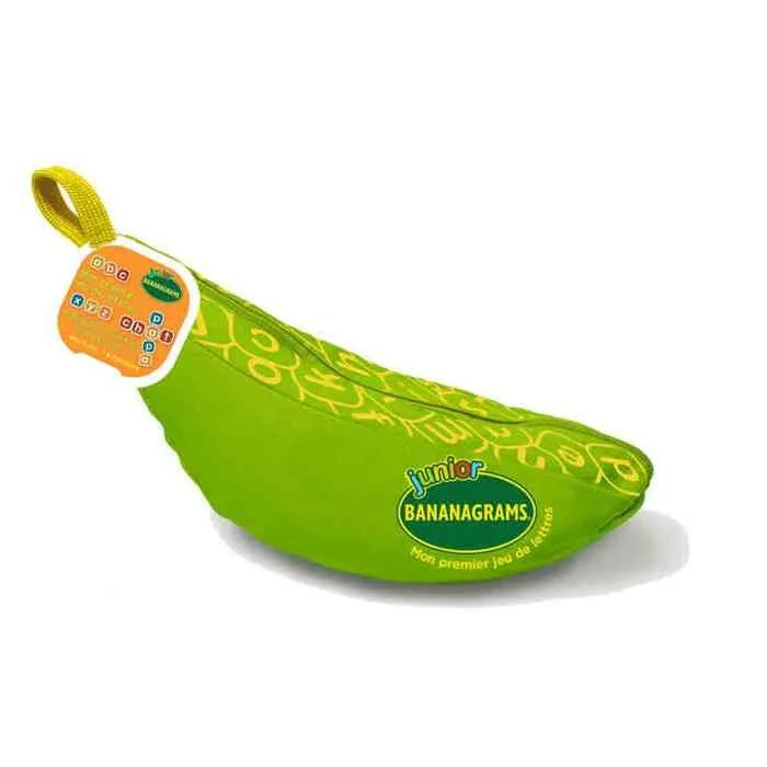 Jeu de lettres - Bananagrams - Junior - 80 tuiles minuscules - 12 règles de jeux - 1 à 8 joueurs-2