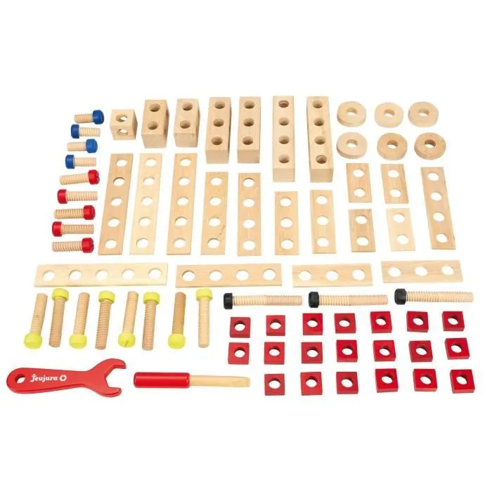 JEUJURA Baril établi - 70 pièces pour bricoler-2