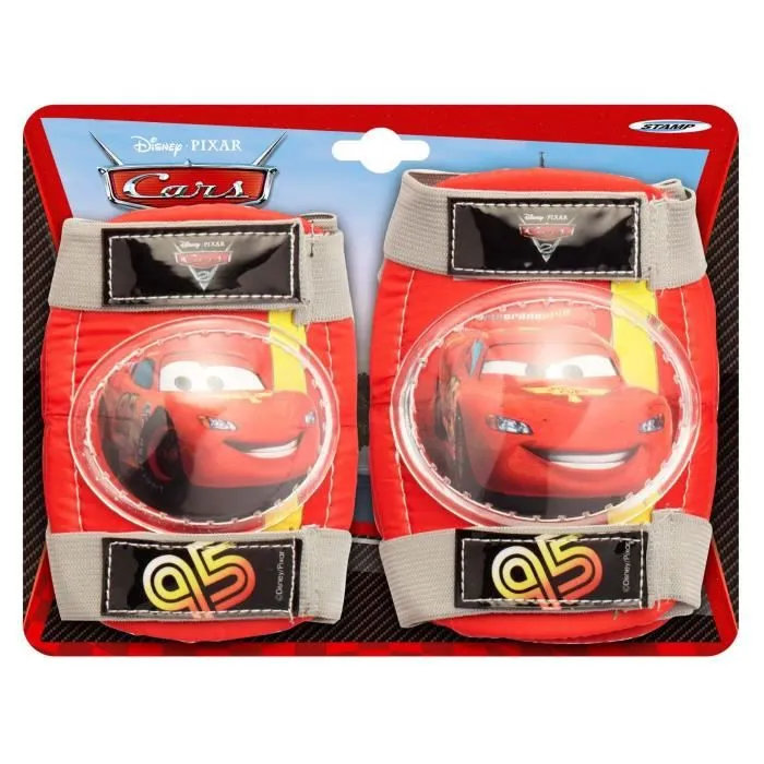 Set de coudières et genouillères STAMP Cars pour enfant - Rouge-1