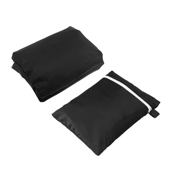 Housse pour Table de Ping Pong, Étanche, Résistance au Vent, Anti-UV, Oxford Bâche de Protection Table de Tennis de Table - Noir-3