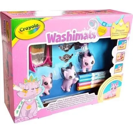 Coloriage - CRAYOLA - Washimals Pastel Princess Pets - Animaux pastels à personnaliser! Dès 3 ans-2