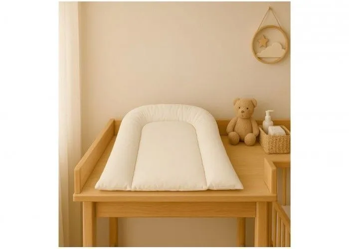 Matelas à langer 70x45 cm - Blanc-0
