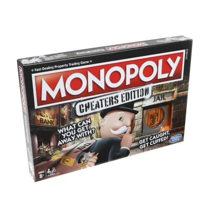 Monopoly - HASBRO - Cheaters Edition - Simulation économique - Enfants et adultes - 8 année(s) - 63 pièce(s)-0