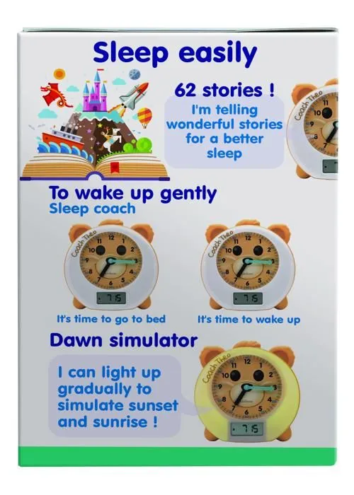 LEON mon Réveil Éducatif Coach de Sommeil avec Conteur d'Histoires et Lumières  (version EN)-5