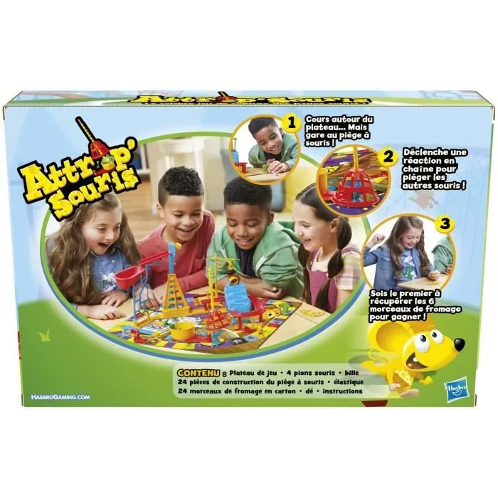 Attrap'souris, Jeu de société enfant, Jeu de plateau, Dès 6 ans, Hasbro Gaming-3