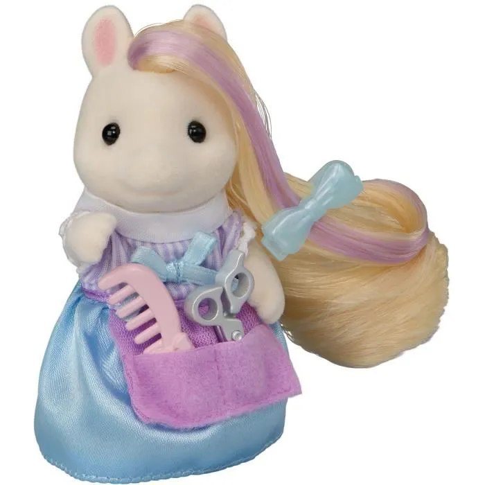 SYLVANIAN FAMILIES - La maman poney et son kit de coiffure-1
