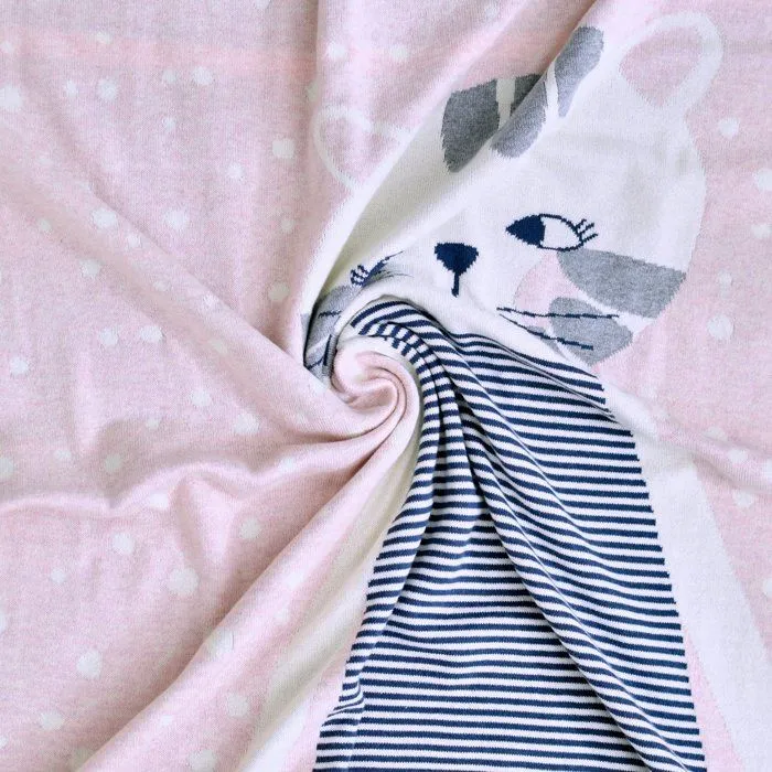 Couverture pour en coton bio CHATON-0