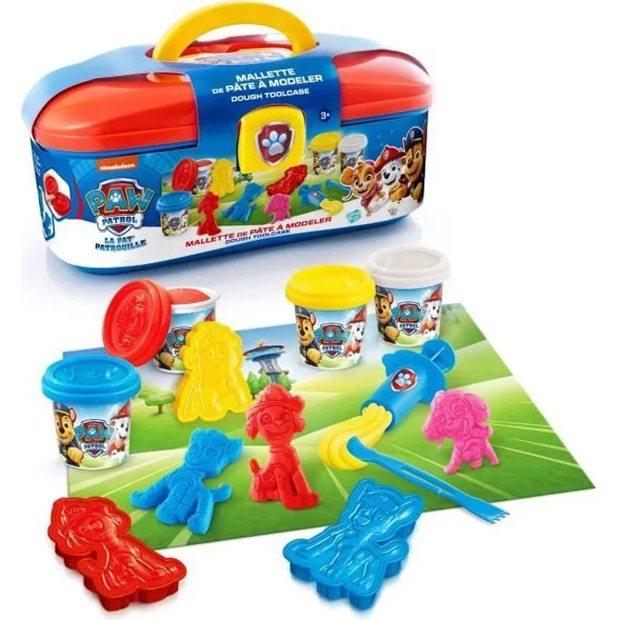Pat Patrouille - Mallette de pâte à modeler - Loisirs Créatifs - PPC 032 - Canal Toys-0