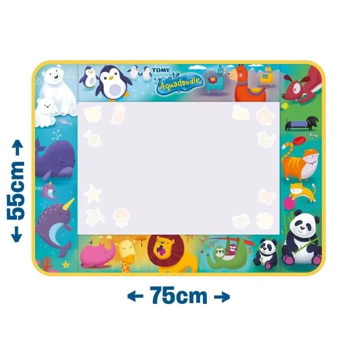 Tapis d'activités Aquadoodle - TOMY - Vehicle Adventure - Multicolore - 18 mois - 28x28x5,5cm-3
