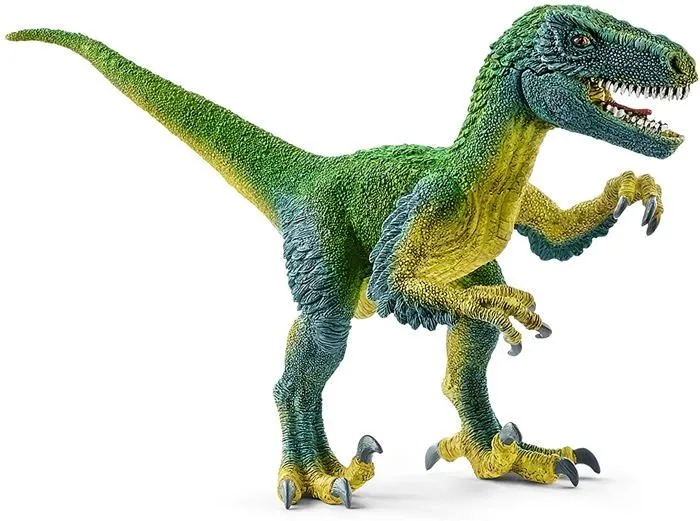 Figurine Vélociraptor SCHLEICH - Gamme Dinosaurs - Pour Enfant à partir de 3 ans - 70 cm - Marron-0