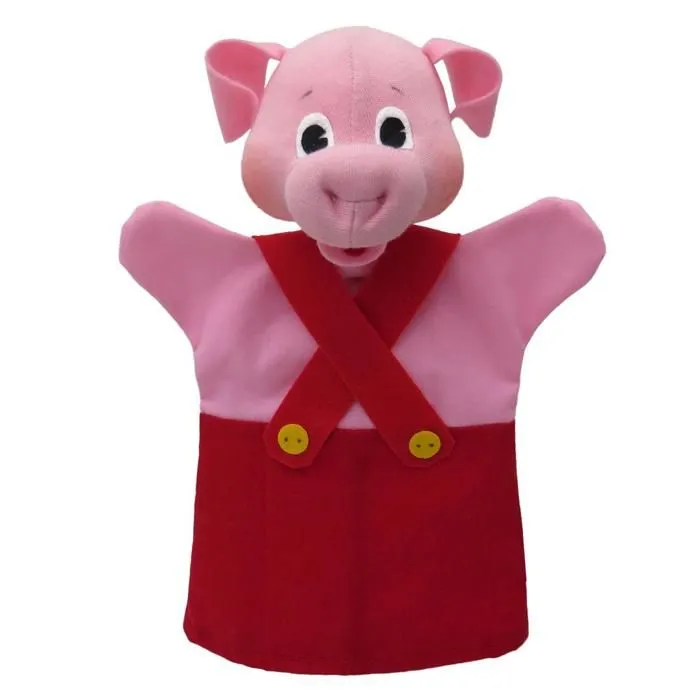 Marionnette à main Petit Cochon rouge - Mú - MORAVSKA USTREDNA BRNO - Enfant - Mixte-1