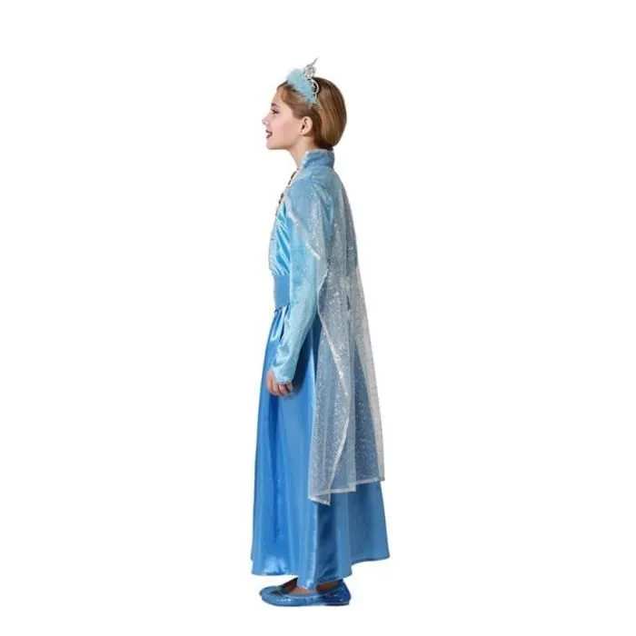 Déguisement princesse - ATOSA - Cape bleue - Robe et ceinture - Fille 3-4 ans - Multicolor-3