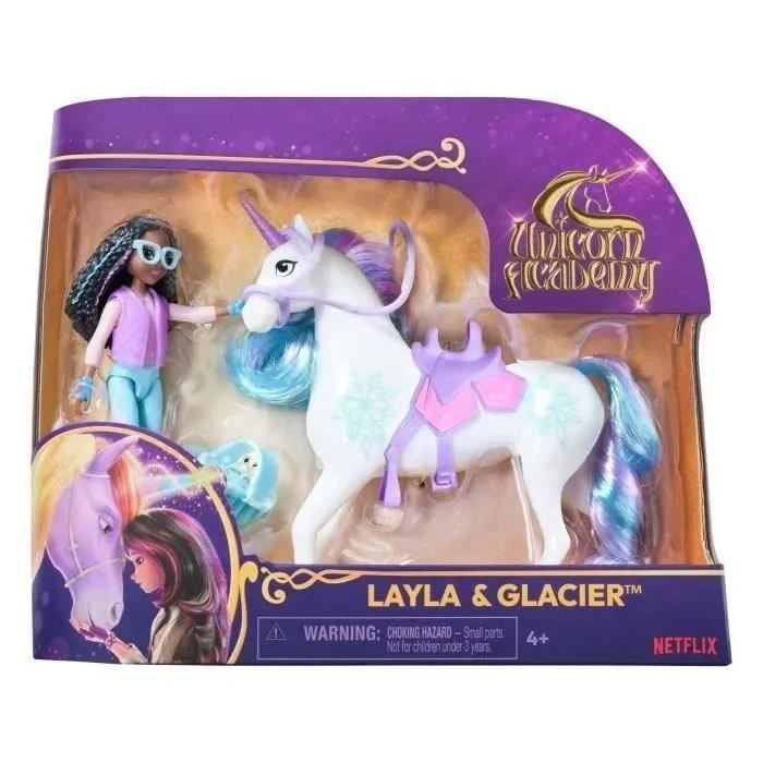 SPIN MASTER COFFRET LICORNE ET POUPEE GLACIER ET LAYLA Unicorn Academy-6