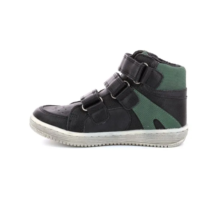 KICKERS Baskets hautes Lohan marine-3