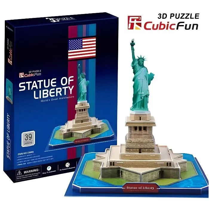 Puzzle 3D - New-York : Statue de la Liberté-0