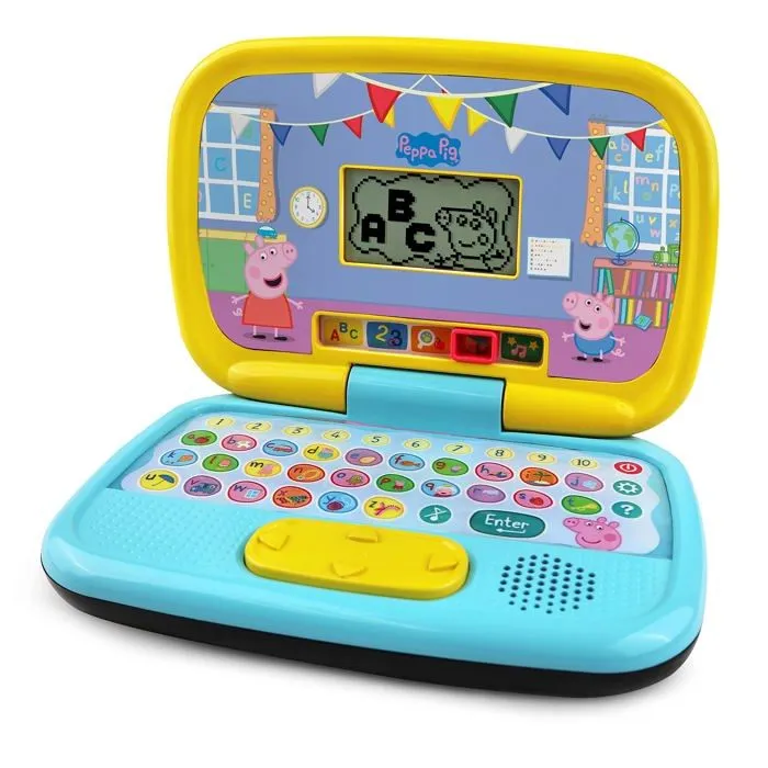Vtech - 80-553522 - Portable d'apprentissage Peppa Pig, Ordinateur interactif pour Enfants + 3 Ans, Version ESP, , unico-0