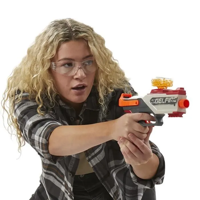 Blaster à ressort Nerf Pro Gelfire Legion - NERF - 300 billes hydratées et lunettes de protection-5