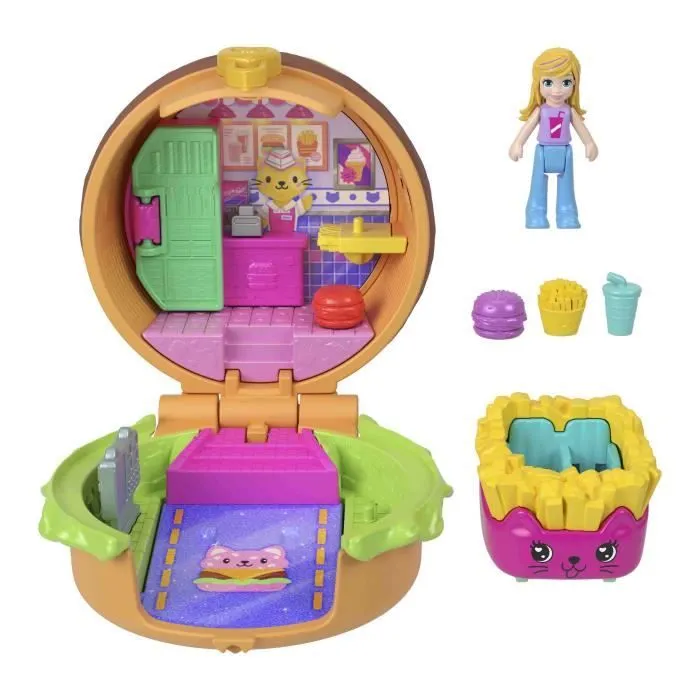 Polly Pocket–Coffret Multifacettes-Voitures Et Mini-Figurines - JCR44 Modèle aléatoire - à partide 4 ans-8