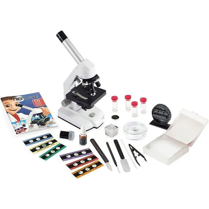 Microscope - BUKI FRANCE - 50 Expériences - Enfant - 8 ans - Mixte - Bleu - Piles fournies - Piles-2