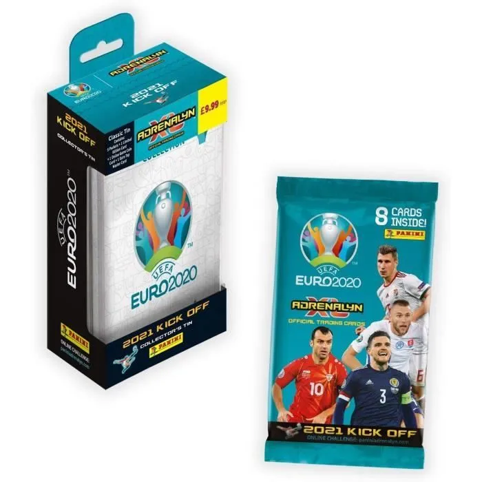 UEFA EURO 2020™ Adrenalyn XL™ 2021 Kick Off - Boite métal COLLECTOR - Panini - Football-1